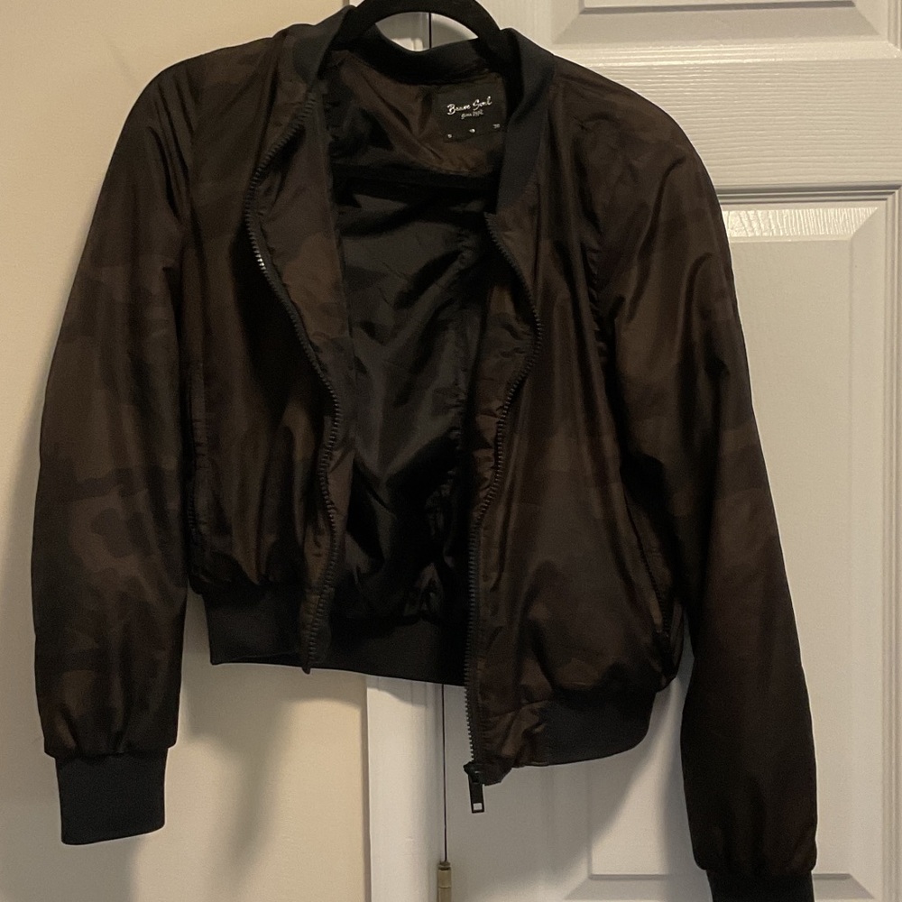 Paper Doll Dark Bomber Jacket
